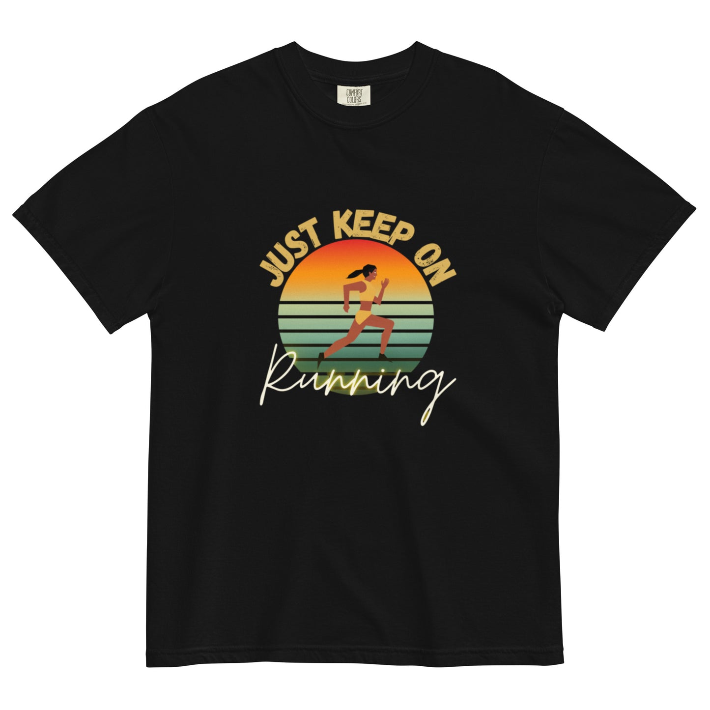 "Running" Men’s garment-dyed heavyweight t-shirt