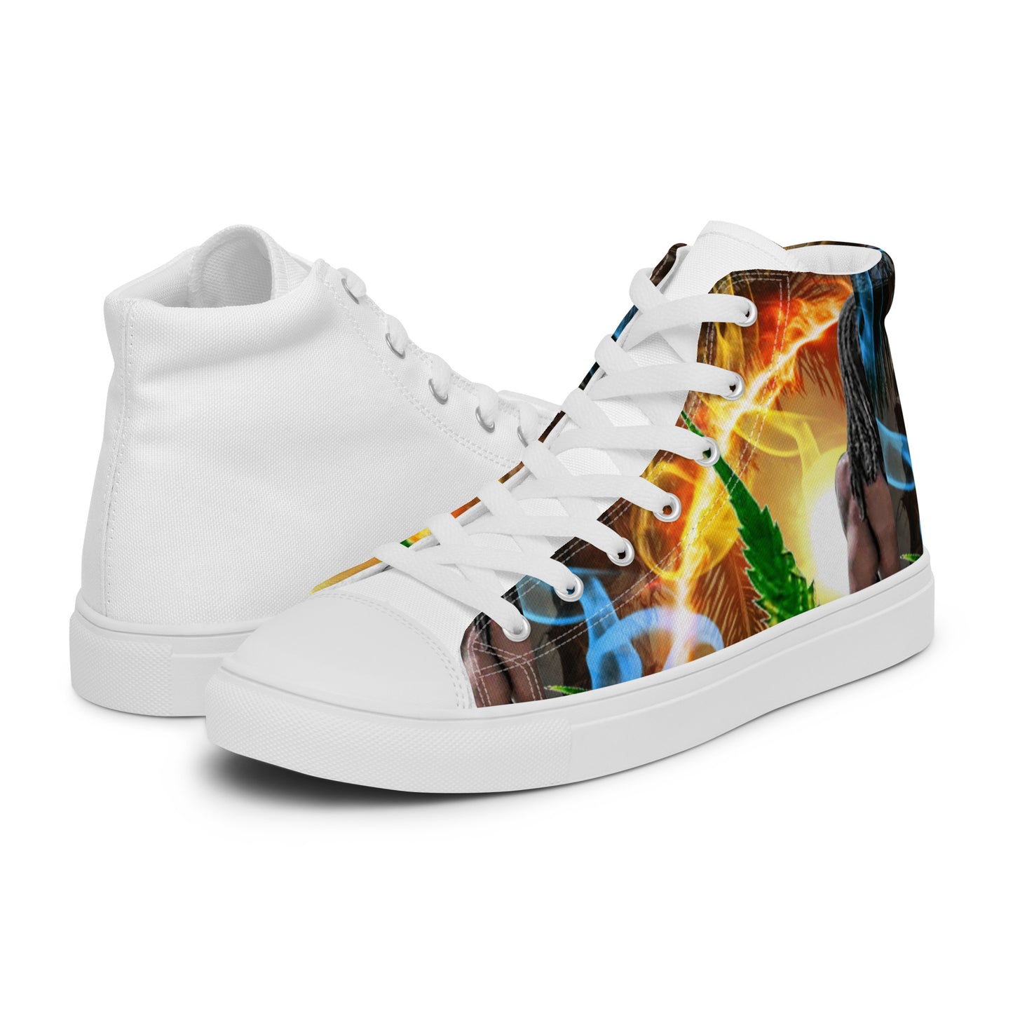 The ORGANICS high top canvas shoes