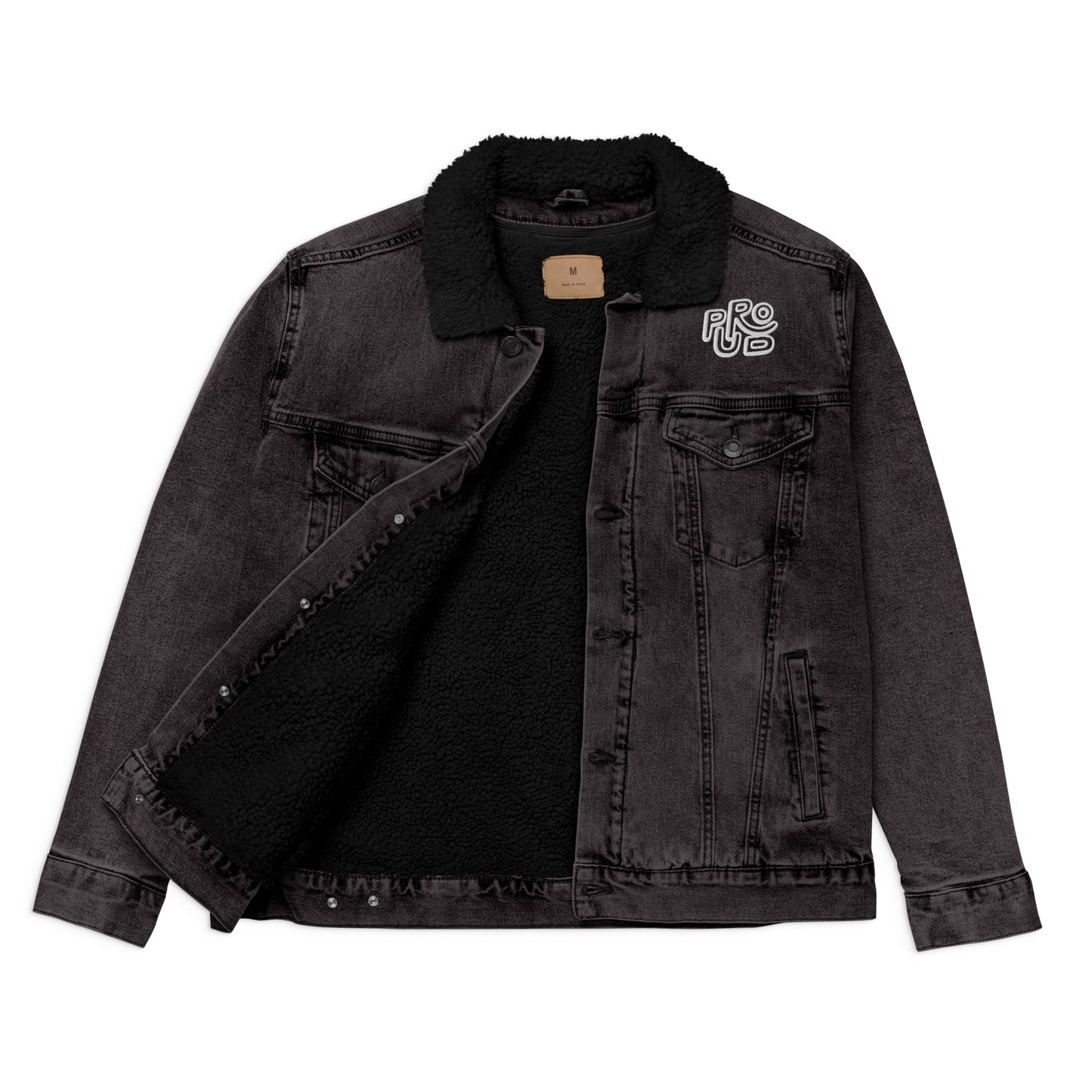GLiFe Unisex denim sherpa jacket