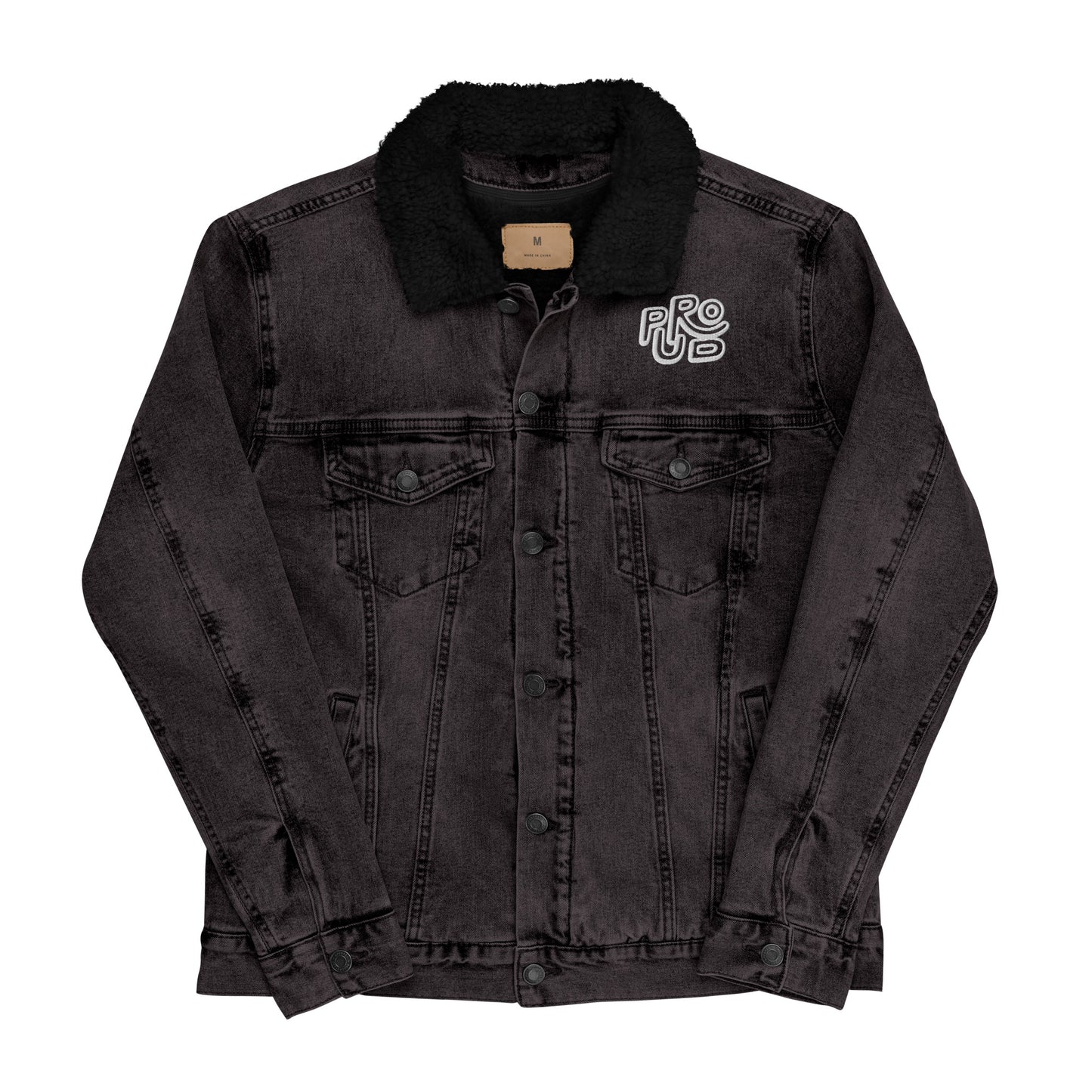 GLiFe (Predominant 1) Unisex denim sherpa jacket