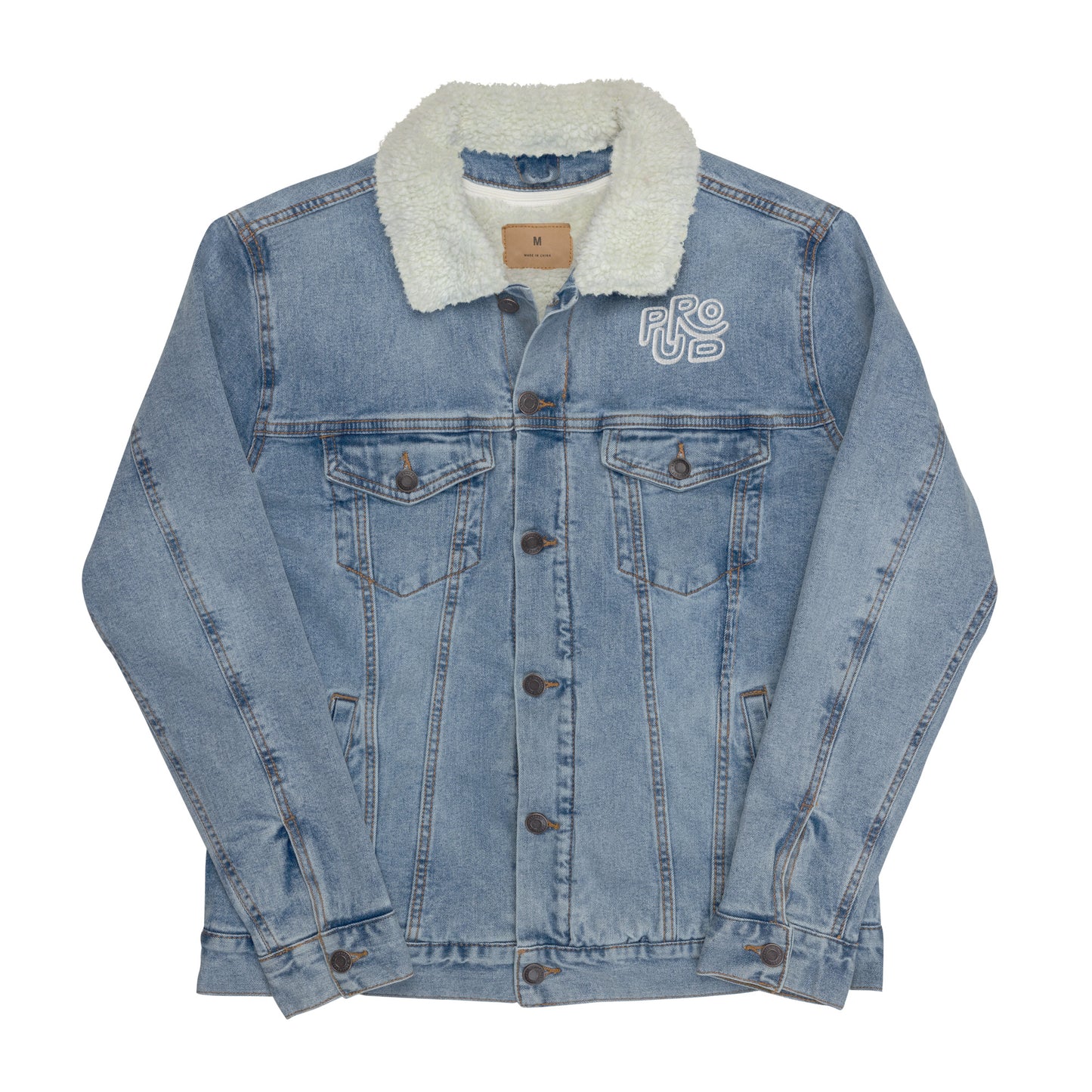 GLiFe Unisex denim sherpa jacket