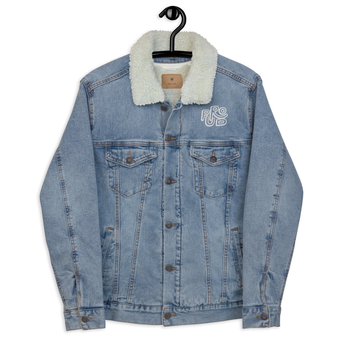 GLiFe (Predominant 1) Unisex denim sherpa jacket