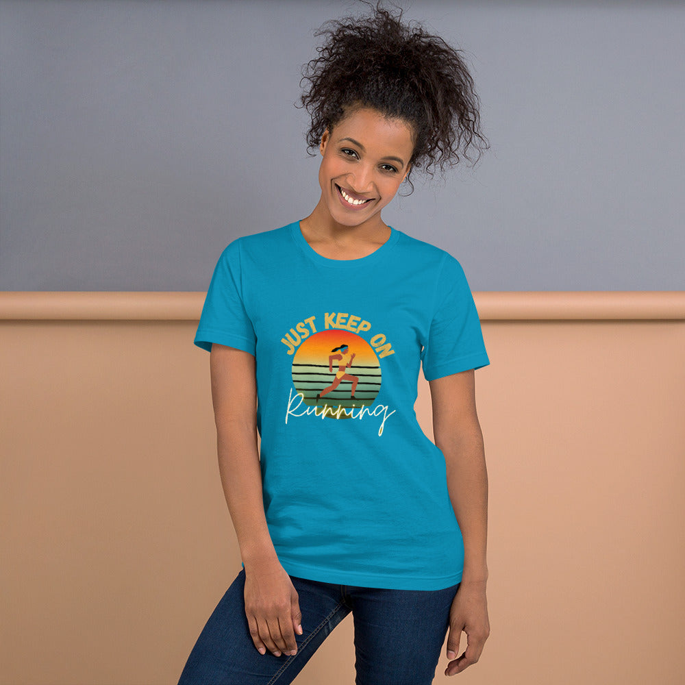 "Running" Unisex t-shirt