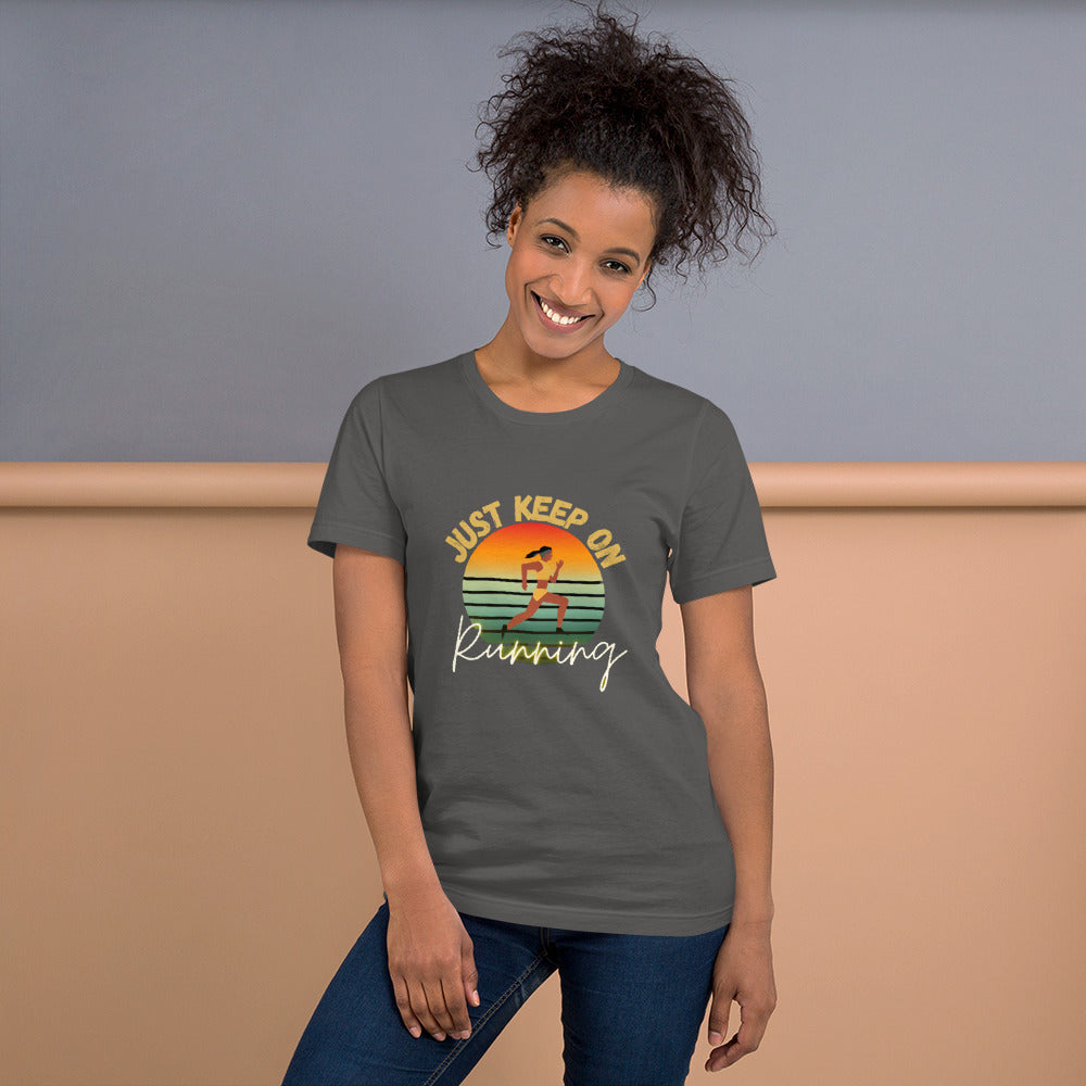 "Running" Unisex t-shirt