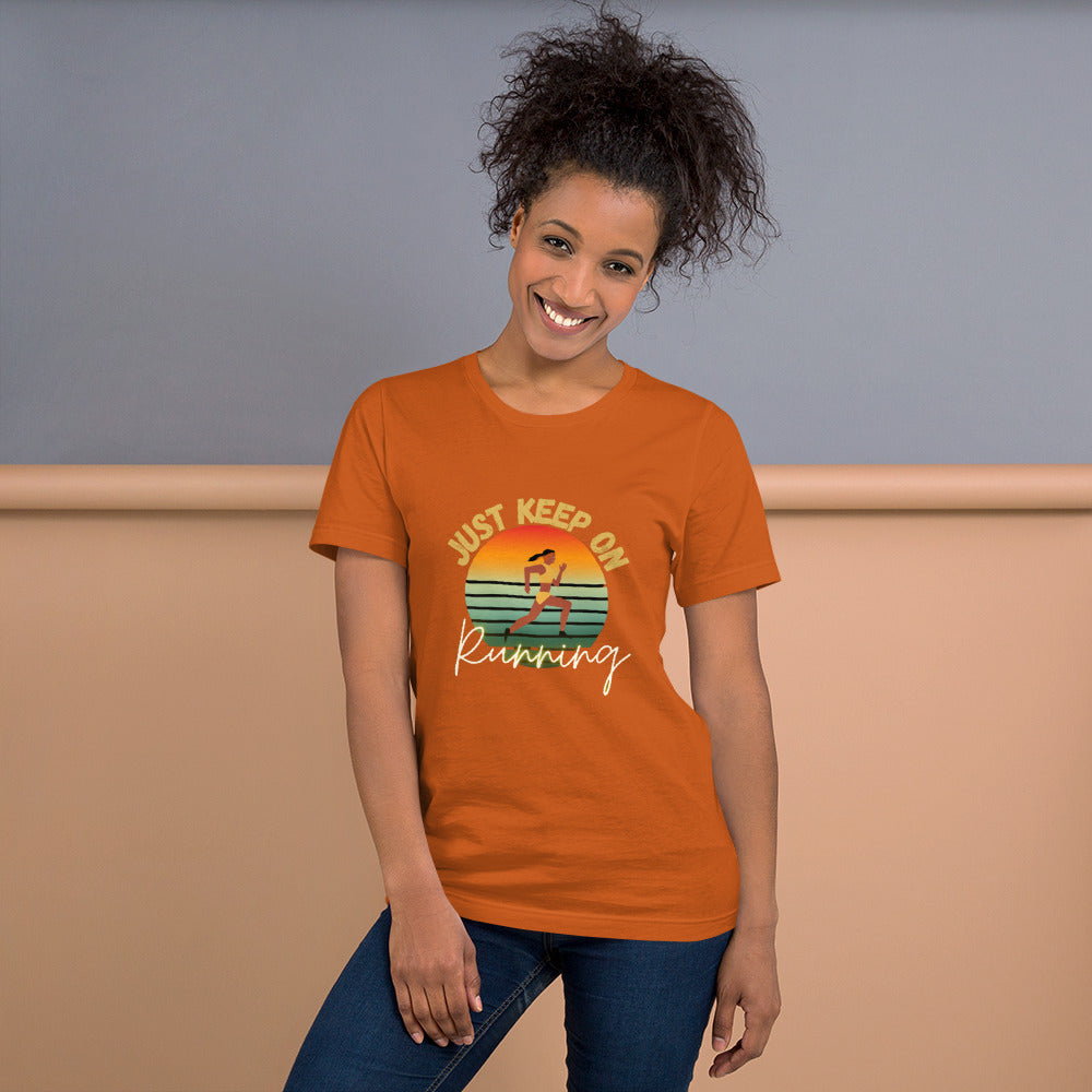 "Running" Unisex t-shirt