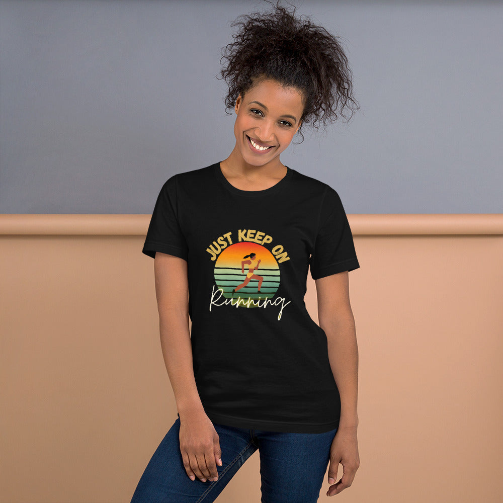 "Running" Unisex t-shirt