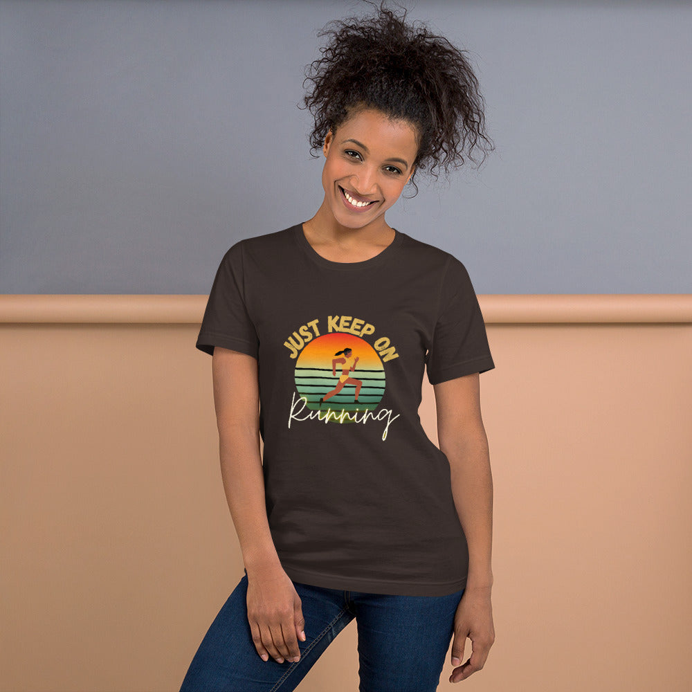 "Running" Unisex t-shirt