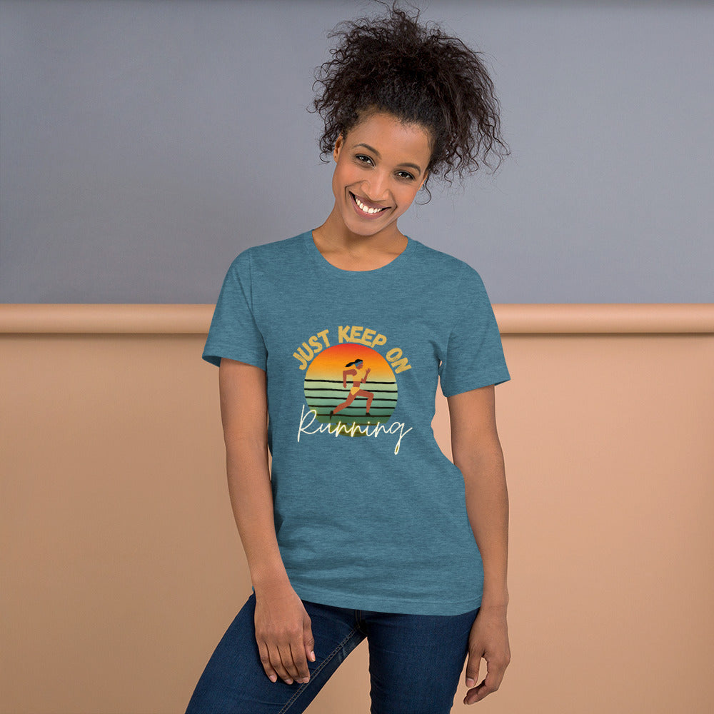 "Running" Unisex t-shirt