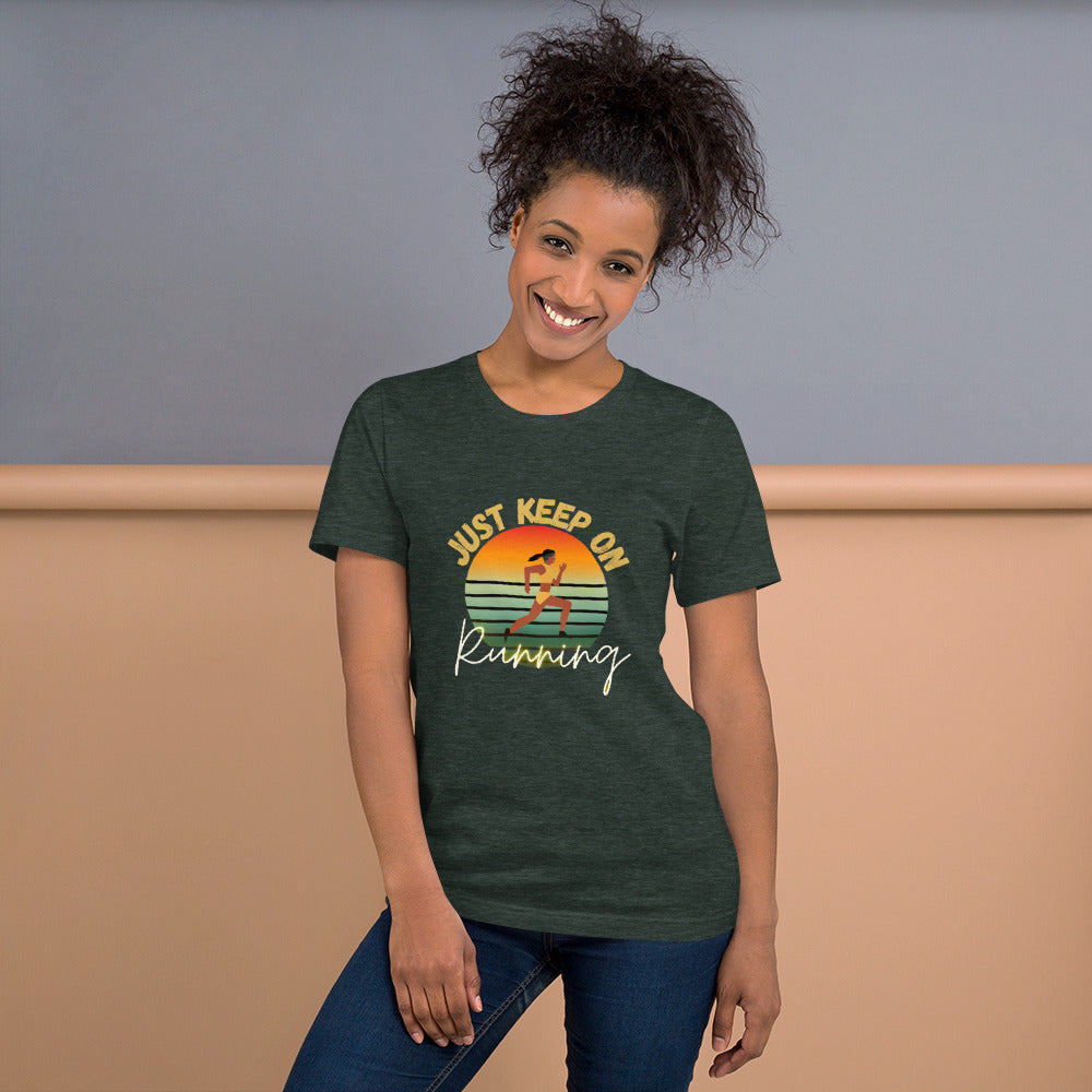 "Running" Unisex t-shirt