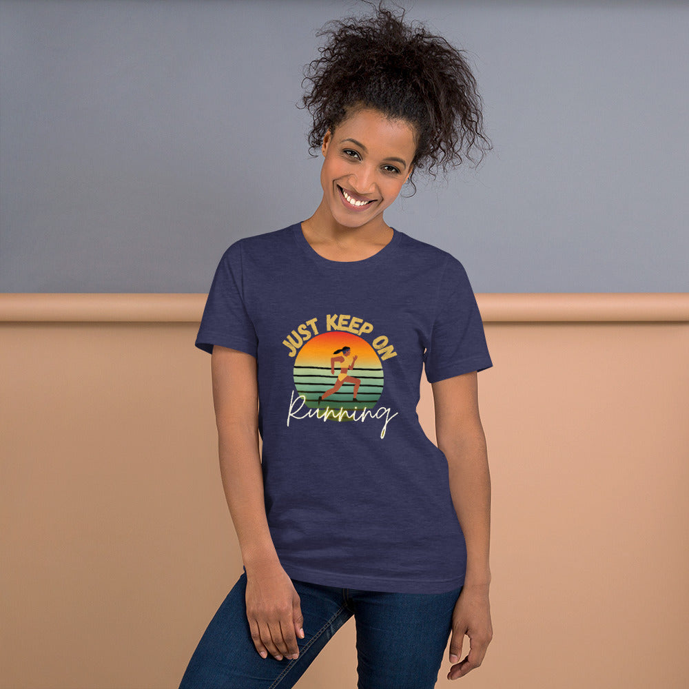 "Running" Unisex t-shirt