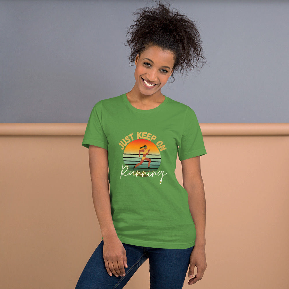 "Running" Unisex t-shirt