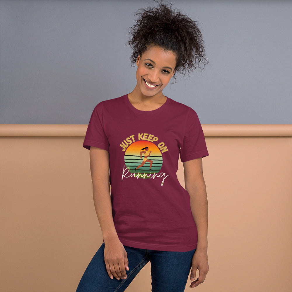 "Running" Unisex t-shirt
