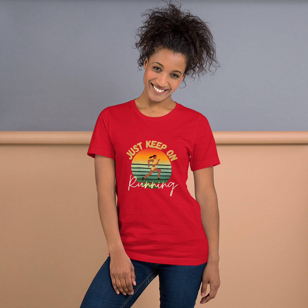 "Running" Unisex t-shirt