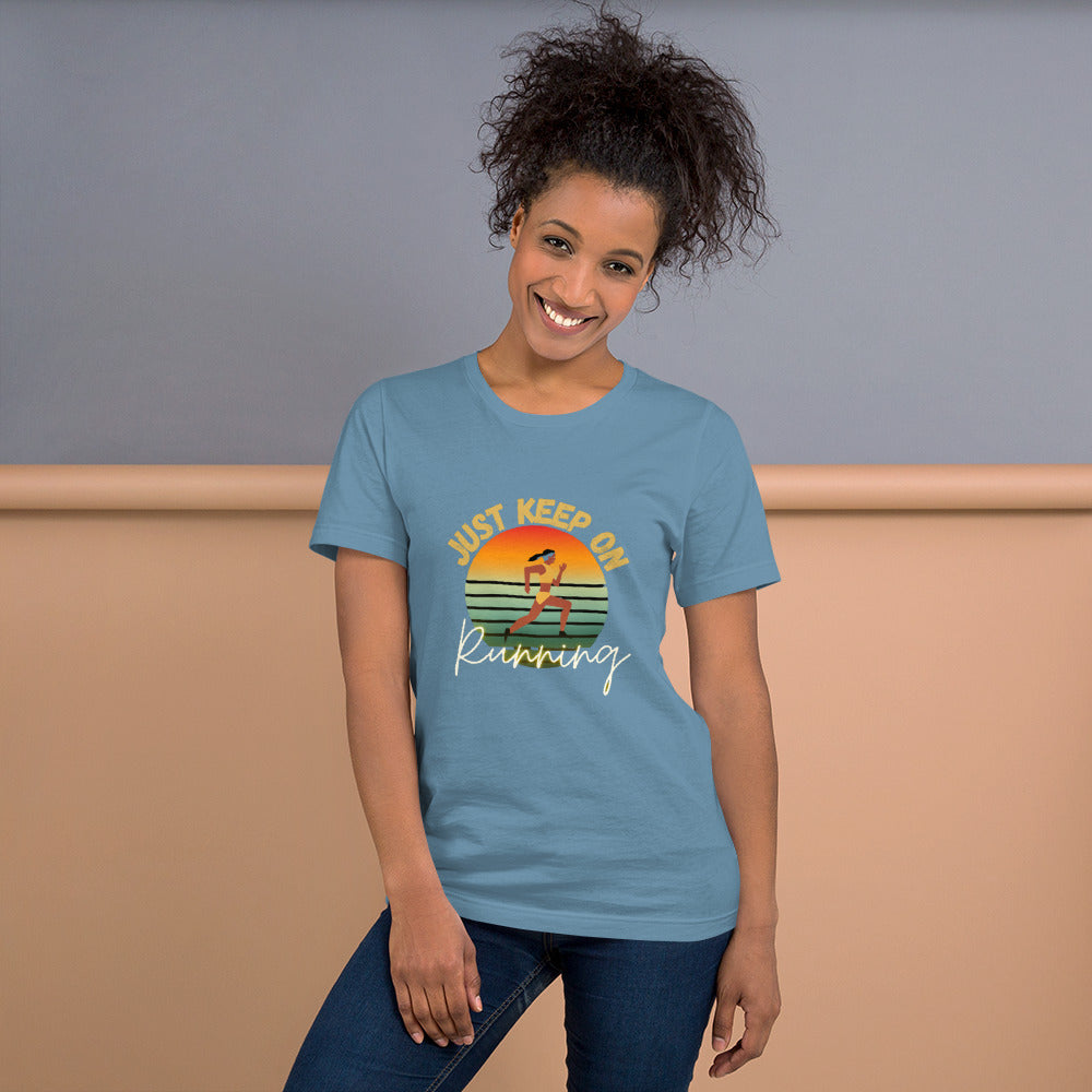"Running" Unisex t-shirt