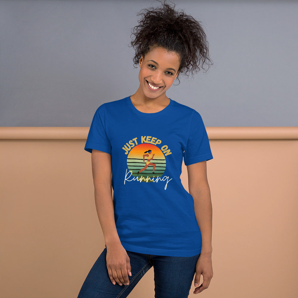 "Running" Unisex t-shirt