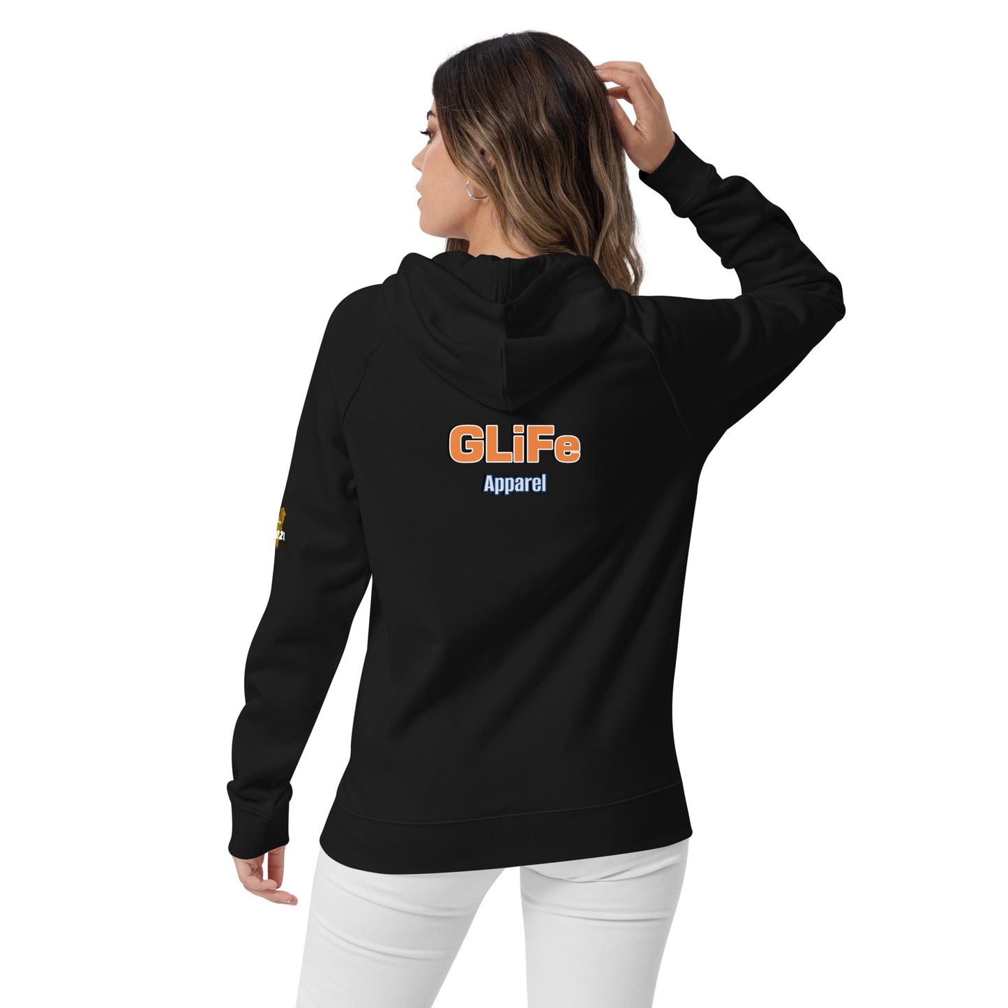 GLIFE Unisex eco raglan hoodie