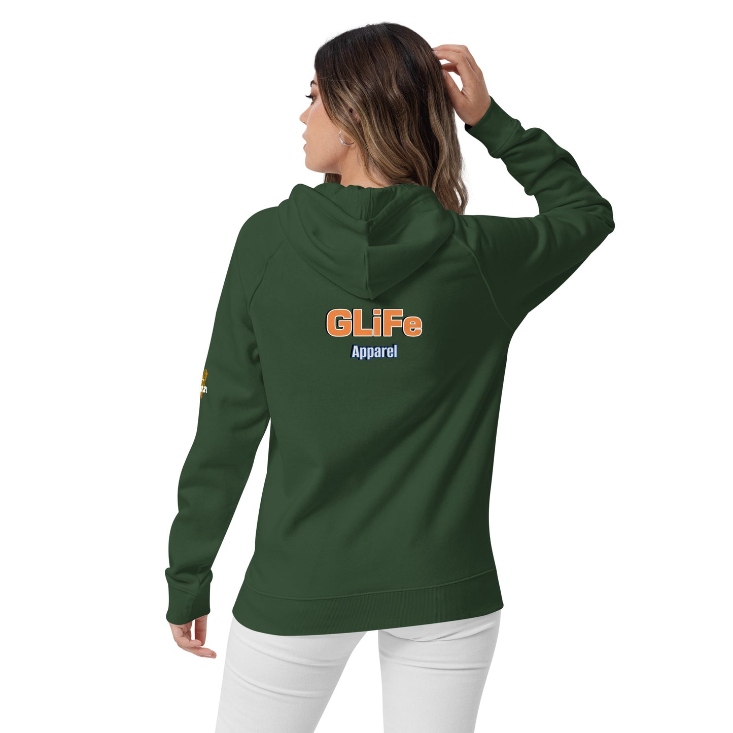 GLIFE Unisex eco raglan hoodie