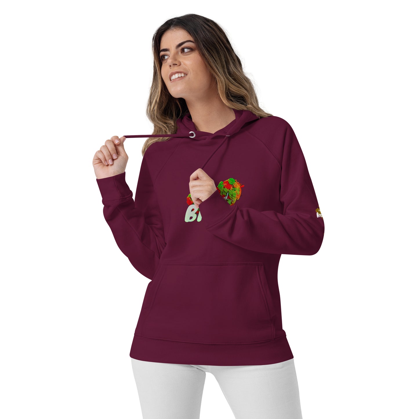 GLIFE Unisex eco raglan hoodie