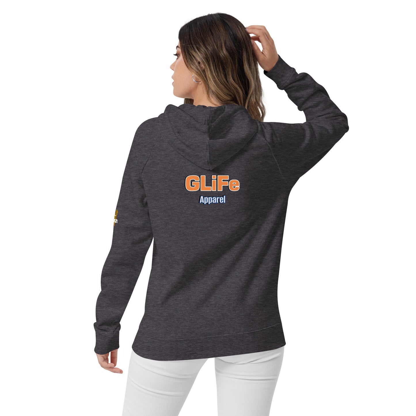 GLIFE Unisex eco raglan hoodie