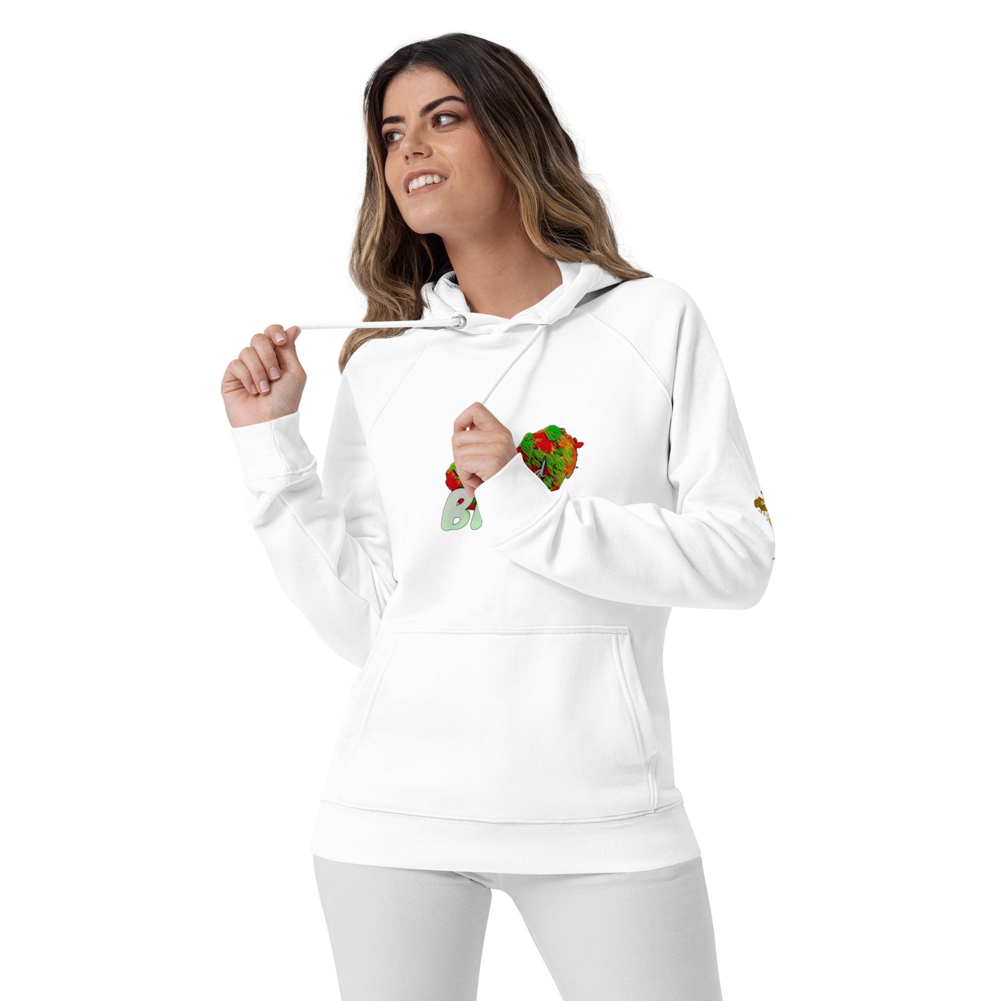 GLIFE Unisex eco raglan hoodie